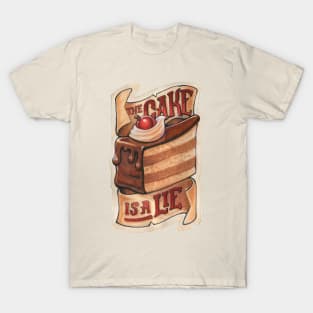 The cake is a lie - PORTAL T-Shirt